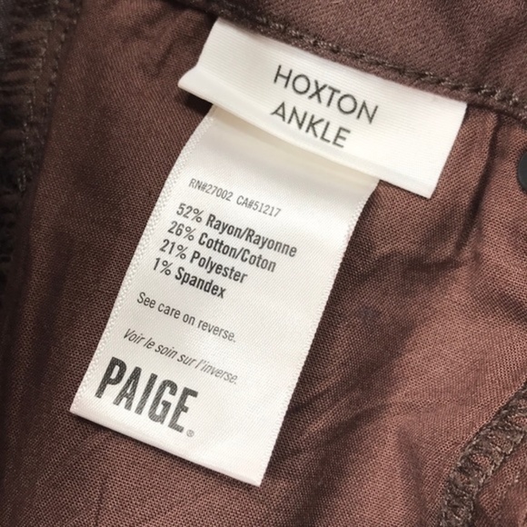 PAIGE Women's Skinny Jeans in Dark Brown - Picture 6 of 7